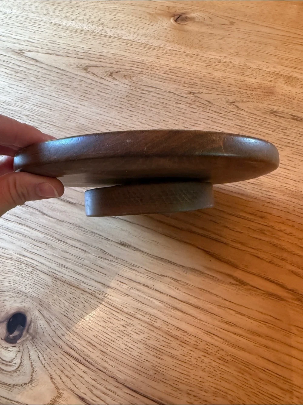 8in Wood Turntable Lazy Susan